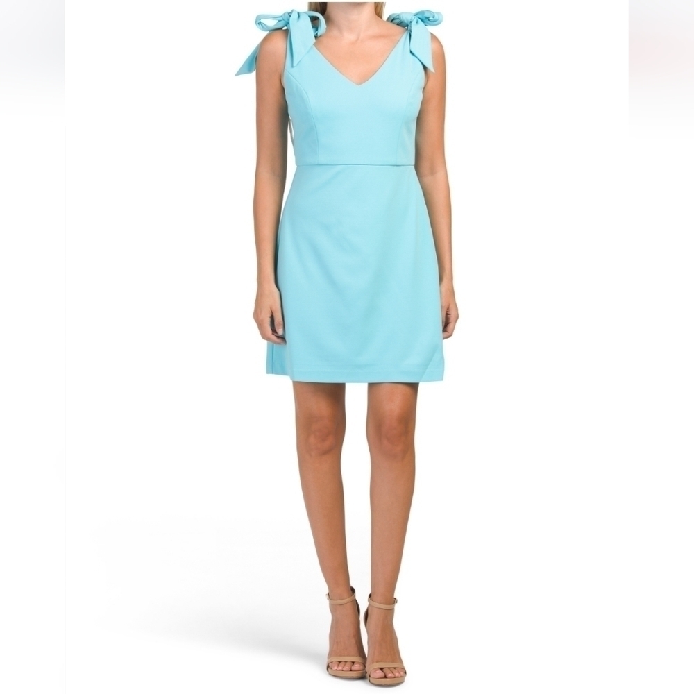 Bcbg Bow Shoulder Dress